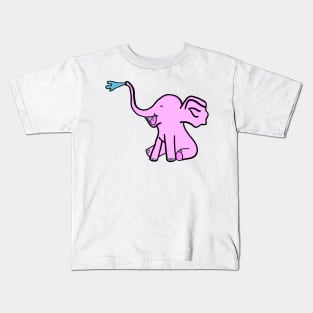 Pink Elephant Kids T-Shirt